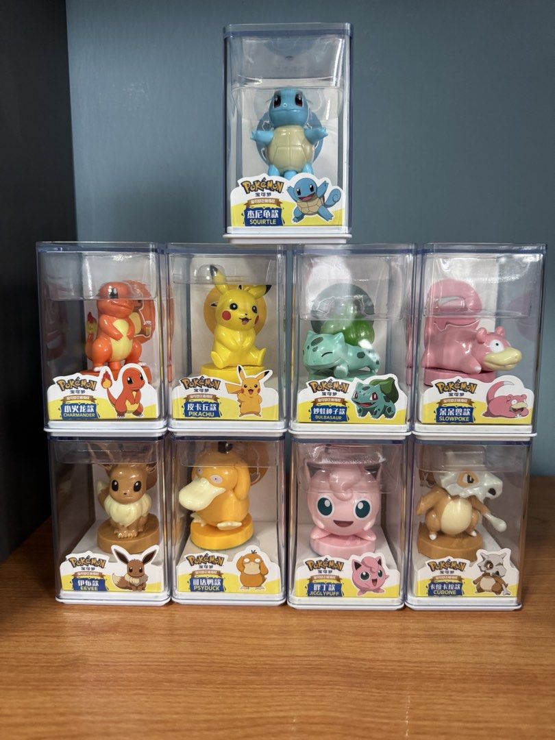 Pokemon Character Model Pokemon Character Figures in Acrylic Display Cases, Toys & Collectibles ...