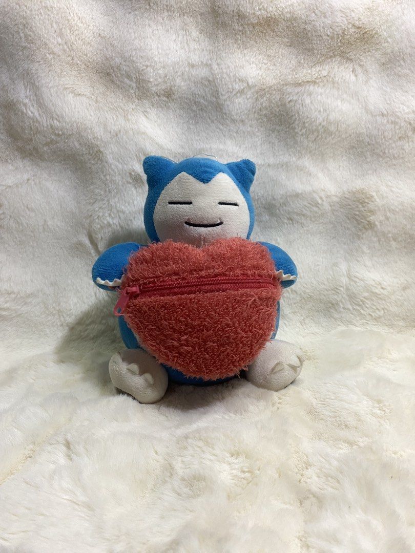 Pokemon Snorlax with heart pouch plush (Category: Plushies & Soft Toys) located in Kalibo. Submitted by ollie_stuffshop (Listing ID 1470752184, Image 1). Description: 19.5cm x 16cm Before you send your inquiries: ❗️Last Price is already posted ❗️Manage your expectations, WYSIWYG ❗️May need washing ❗️Dropoff is every Wednesday & Sunday.