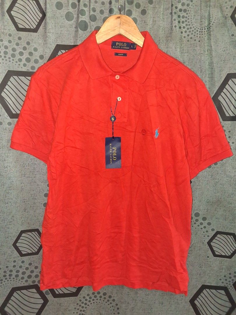 Polo by RL (Category: Tshirts & Polo Shirts ) located in Maasin. Submitted by ukayniyong (Listing ID 1470785741, Image 1). Description: Thrifted Almost New with Hangtag Red/Orange Color.