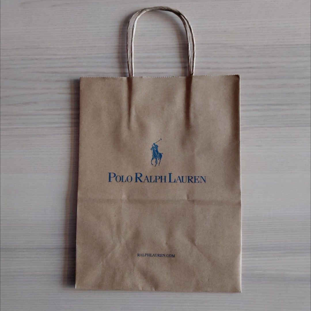 Polo Ralph Lauren Paper Bag, Luxury, Accessories on Carousell
