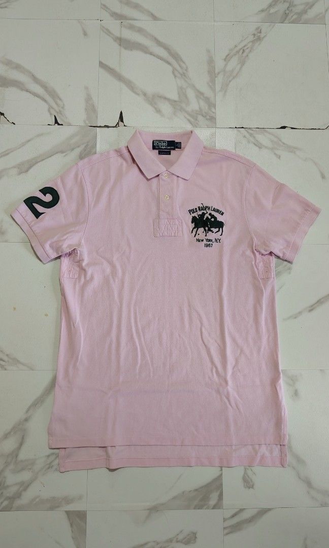 Polo ralph lauren poloshirt (Category: Tshirts & Polo Shirts ) located in Quezon City. Submitted by thriftmo19 (Listing ID 1470782839, Image 1). Description: Size large / 22x29-31 9/10 condition 800 only.