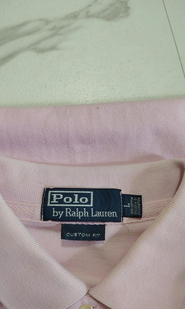 Polo ralph lauren poloshirt (Category: Tshirts & Polo Shirts ) located in Quezon City. Submitted by thriftmo19 (Listing ID 1470782839, Image 3). Description: Size large / 22x29-31 9/10 condition 800 only.