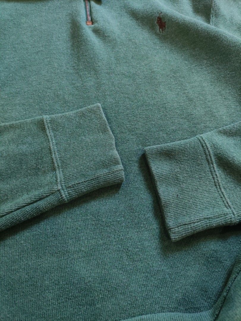 Polo Ralph Lauren Quarter Zip Sweatshirt (Category: Tshirts & Polo Shirts ) located in Calamba. Submitted by alorbis96758 (Listing ID 1470798623, Image 3). Description: ▪️Dimensions Length : 27" Width : 21" Sleeve Length : 25" ▪️Best Fit : Medium ▪️Color Rate : 9.2/10 ▪️Complete Tags ✅ ▪️Overall Condition : Excellent ▪️Issues : ❌.