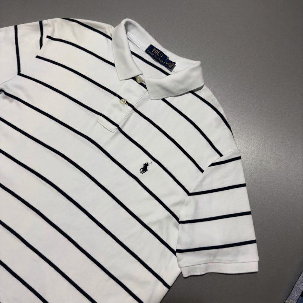 Polo Ralph Lauren Shirt (Category: Tshirts & Polo Shirts ) located in Davao. Submitted by ckkb1821 (Listing ID 1470877881, Image 2). Description: Polo Ralph Lauren Shirt Large on tag (22 x 27/29"L) fits XL Excellent condition, washed & cleaned ₱1,999 only + SF.