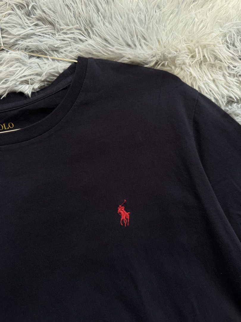 Polo RL Basic Chest Logo Tee (Category: Tshirts & Polo Shirts ) located in Taguig. Submitted by mrwickjohn67 (Listing ID 1470903955, Image 3). Description: Issue: none Size: in inches (WXL) 23x28.5 .