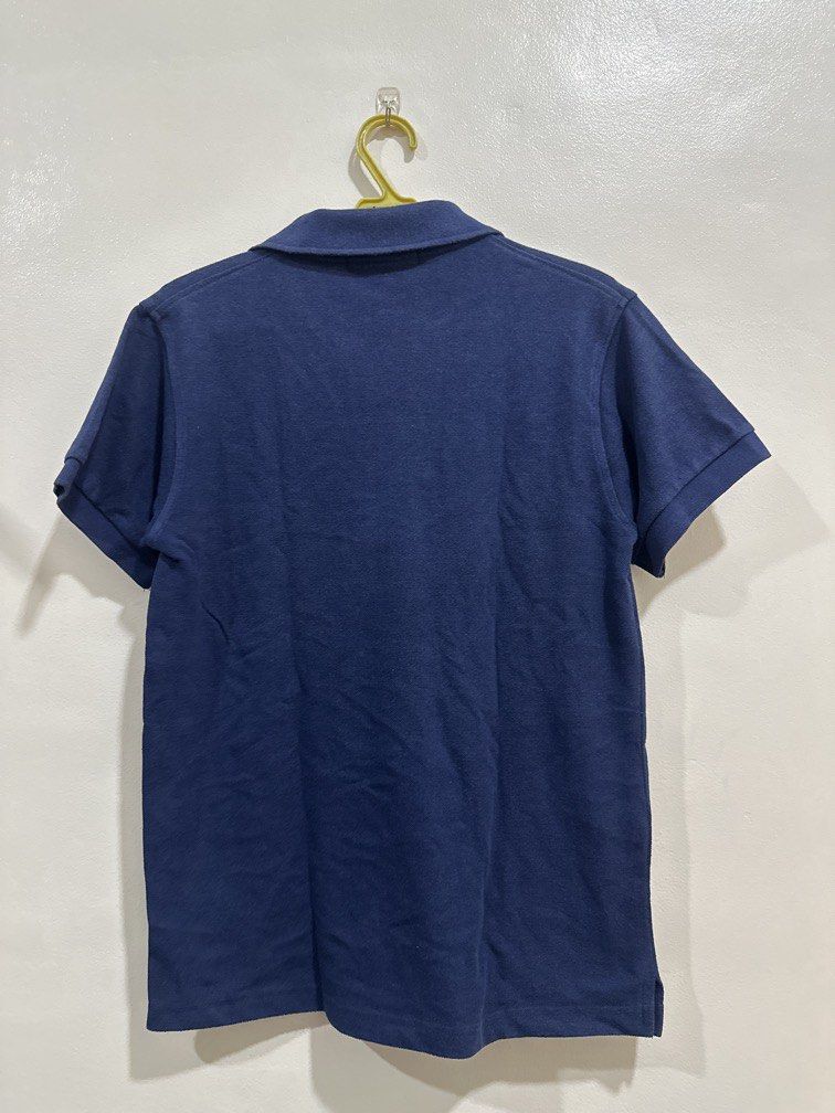 Polo shirt POLO navy blue medium (Category: Tshirts & Polo Shirts ) located in Lipa City. Submitted by jnlxv87 (Listing ID 1470845120, Image 3). Description: Shoulders 43cm Length 65cm Width 47cm.