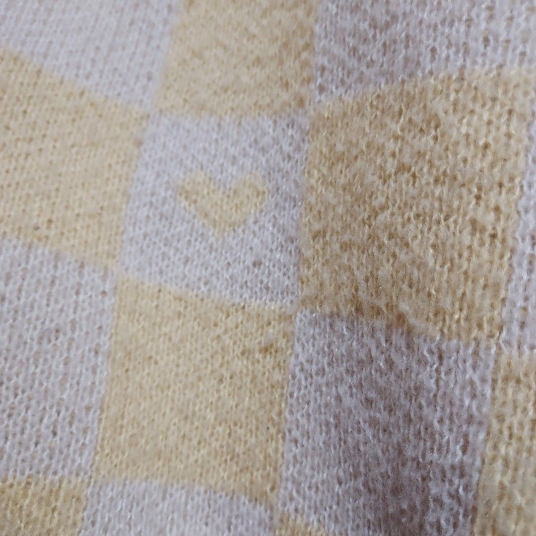 Pompompurin Yellow Checkered Cardigan (Category: Coats, Jackets and Outerwear) located in Manila. Submitted by will_willow29957 (Listing ID 1470756232, Image 3). Description: 🍮 Pompompurin Yellow and White Checkered Cardigan 💰 Price: ₱200 ✨ Pre-Loved 💕 Details • Unofficial/From TikTok Shop • Listed Originally As "Free Size" But Is Around a Medium-Large • Color: Yellow and White • Condition: Used 📌 Please Note 💕 The fabric of the sweater has 