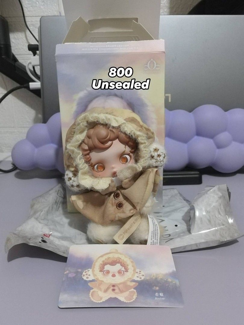 Pop Mart Skullpanda Blind Box Figures and Plush Dolls (Category: Designer & Blind Box Toys) located in Manila. Submitted by purple_serenity (Listing ID 1470931253, Image 3). Description: ‼️WTS | LFB QUITTING SALE 💜SKULLPANDA OFF MODE PLUSH DOLL PENDANT SERIES ✔️Mute Mode (from POP NOW) 💰Price: 750 ⤿Sealed foil and box 💜SKULLPANDA L'IMPRESSIONISME PLUSH DOLL SERIES ✔️Amber 💰Price: 800 ⤿Unsealed 💜SKULLPANDA PETALS IN FOUR ACTS ✔️The Withered I