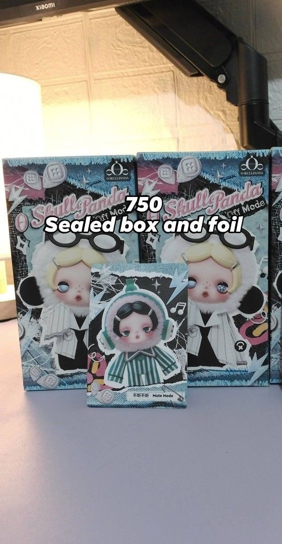 Pop Mart Skullpanda Blind Box Figures and Plush Dolls (Category: Designer & Blind Box Toys) located in Manila. Submitted by purple_serenity (Listing ID 1470931253, Image 2). Description: ‼️WTS | LFB QUITTING SALE 💜SKULLPANDA OFF MODE PLUSH DOLL PENDANT SERIES ✔️Mute Mode (from POP NOW) 💰Price: 750 ⤿Sealed foil and box 💜SKULLPANDA L'IMPRESSIONISME PLUSH DOLL SERIES ✔️Amber 💰Price: 800 ⤿Unsealed 💜SKULLPANDA PETALS IN FOUR ACTS ✔️The Withered I