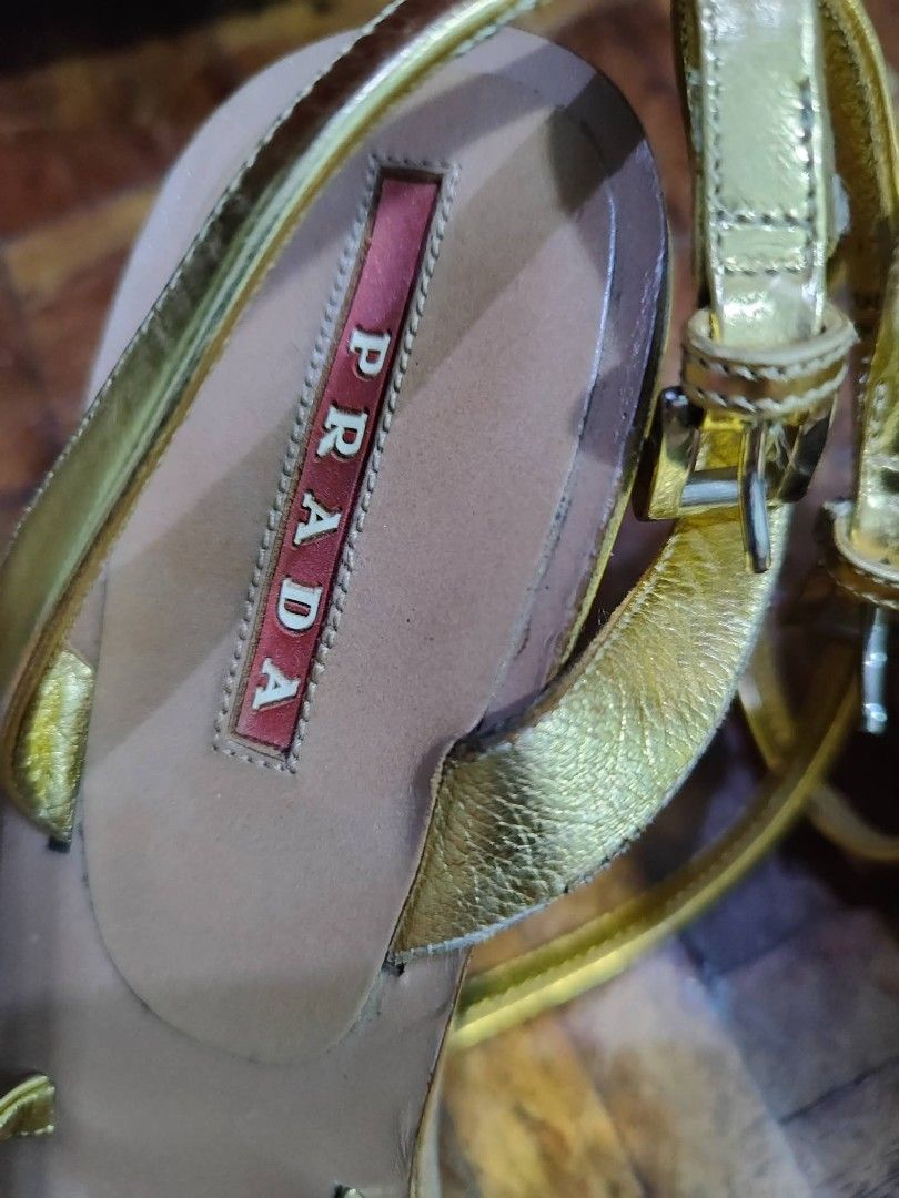 Prada Sandals (Category: Sandals) located in Bacoor. Submitted by stargazer1084 (Listing ID 1470834870, Image 2). Description: - authentic Prada strap sandals.