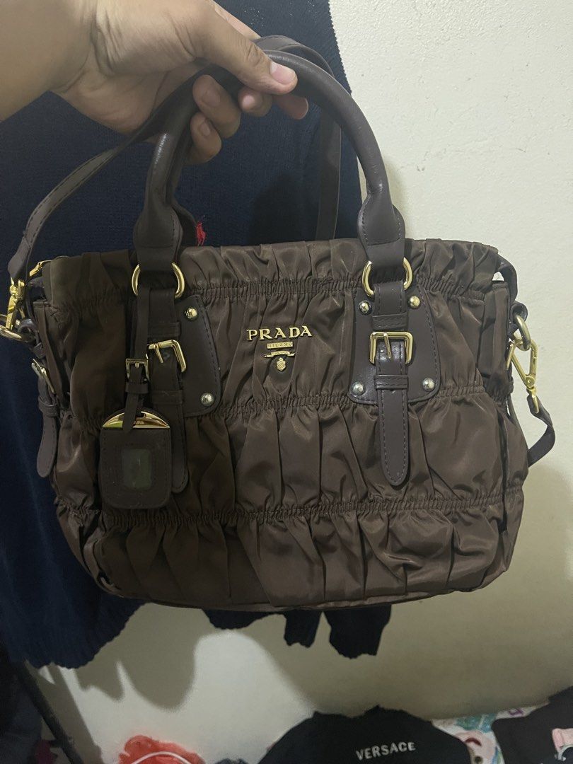 Prada Two Way Bag (Category: Cross-body Bags) located in Tuguegarao City. Submitted by elyks11 (Listing ID 1470872439, Image 1). Description: GOOD AS NEW SOLID FOR PSG MALUWAG.