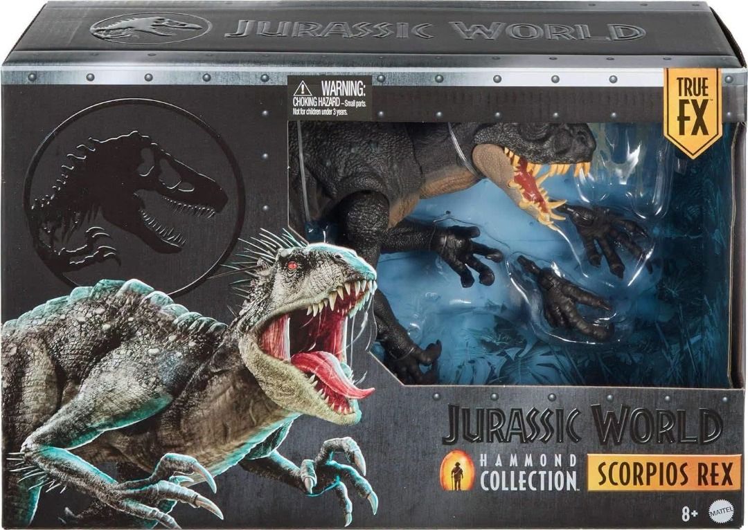 [PRE ORDER!!!] Jurassic World Hammond Collection Scorpios Rex (Category: Action & Battle Toys) located in Angeles City. Submitted by moretoys4u2024 (Listing ID 1470861558, Image 1). Description: [PRE ORDER!!!] Jurassic World Hammond Collection Scorpios Rex - sealed & brand new - fixed prices - figure's box, packaging, paint and whatnot will be considered as 5 out of 10. ` * Dibs Now, Pay Now * [Price:] P3,500 [DP:] P1,000 [ETA:] Nov., 2026 ` [SHI