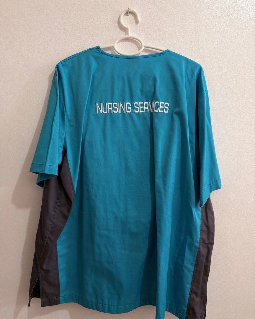 Pre-Loved CGHMC Uniform (Blue&Gray) - 2 Sets (Category: Sets or Coordinates) located in Quezon City. Submitted by gomkatph (Listing ID 1470765494, Image 2). Description: Selling my pre-loved CGHMC uniforms. Used for 2 months only. Still in good condition. Body frame: 2XL-3XL, 5'8", 90kg. Comes with: 2x - Top 2x - Bottom Please check measurements provided. Price is fixed unless getting all 3 sets of uniforms. For same day delivery only via grab or