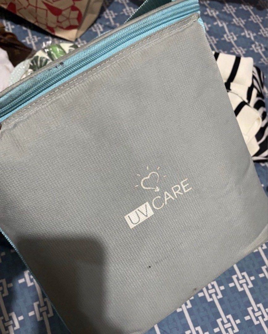 PRELOVED UV Care UV Sterilizer (Category: Breastfeeding & Bottle Feeding) located in Marikina City. Submitted by teddiescloset (Listing ID 1470864616, Image 2). Description: PRELOVED UV Care UV Sterilizer 💰 Selling Price: ₱2,900 🏷️ Original Price: ₱8,650 Condition: Preloved, AS IS, WHERE IS. * With visible signs of use. * Comes with UV Care storage/carrying bag. * RFS: No longer needed. UV Care sterilizer in pink, designed for sanitizing baby e