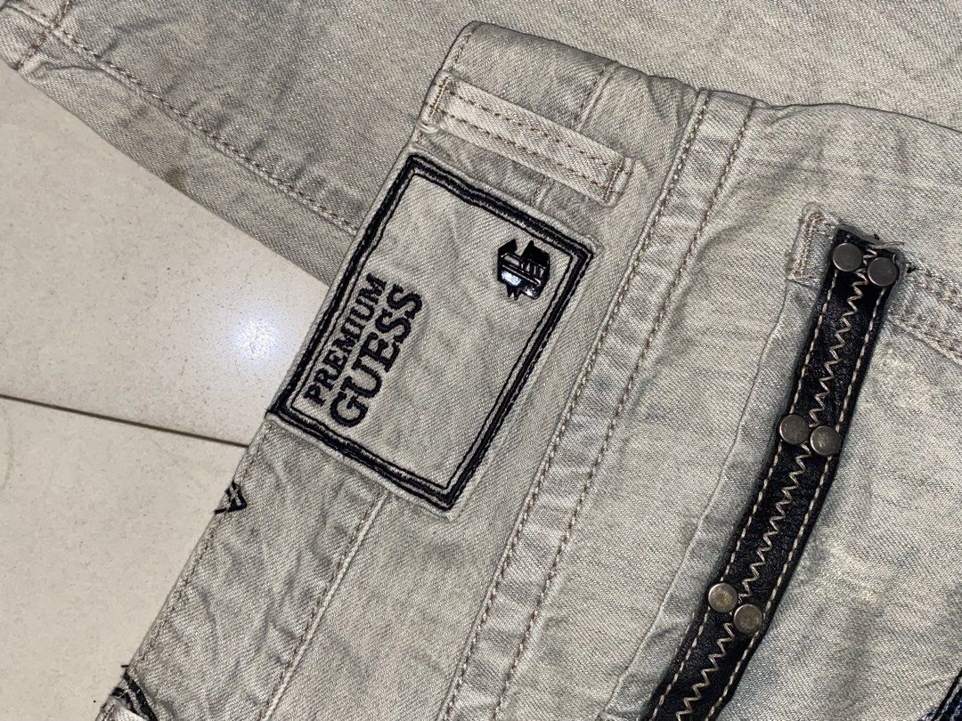 PREMIUM GUESS (Category: Luxury Apparel) located in Zamboanga. Submitted by thriftstudio38 (Listing ID 1470862192, Image 1). Description: WAIST: 34 LENGTH: 42.