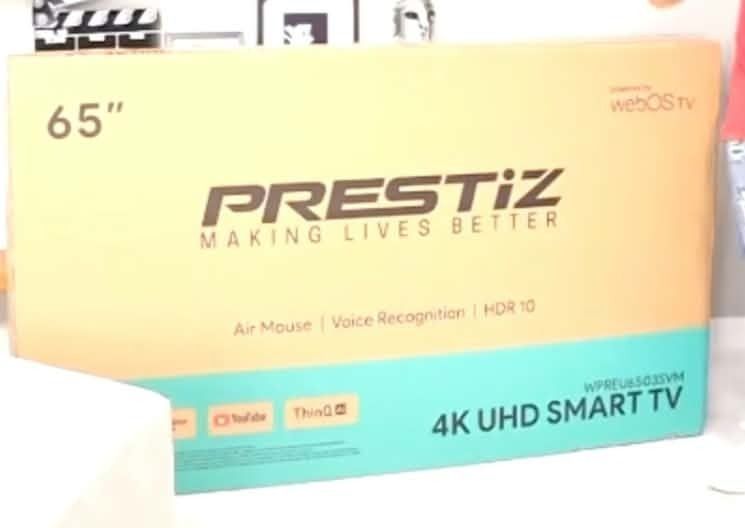 Prestiz 65" (Category: TV) located in Caloocan City. Submitted by annelozada141311 (Listing ID 1470790545, Image 1). Description: .