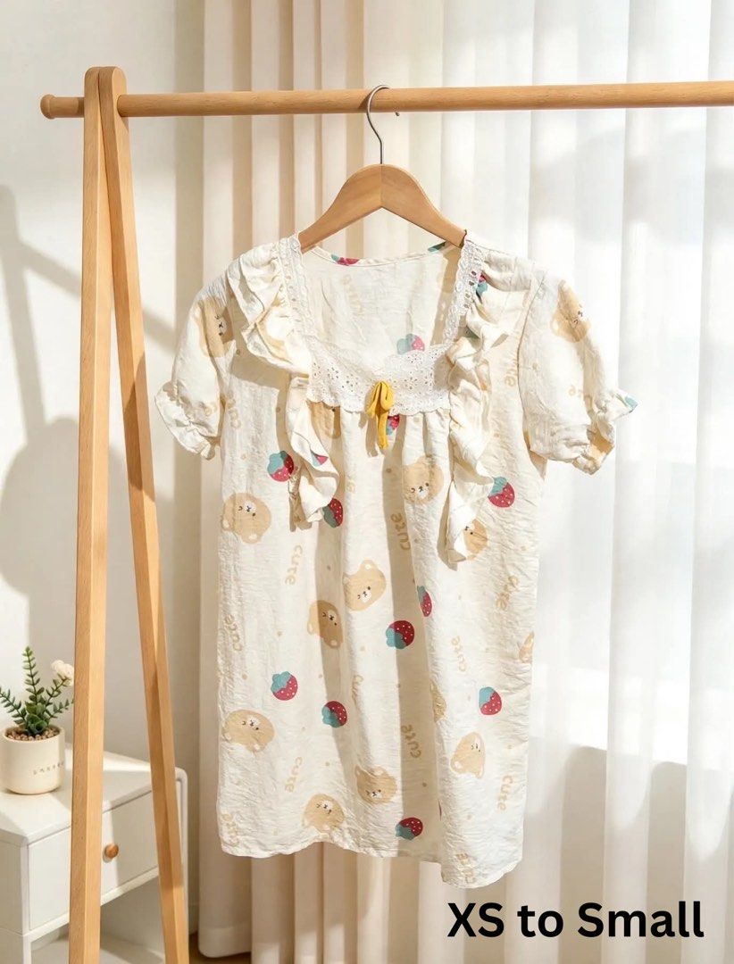Printed doll top sleepwear (Category: Undergarments & Loungewear) located in Caloocan City. Submitted by xsssln_ (Listing ID 1470778360, Image 1). Description: Details on the picture You can browse through my account to see more items of sleepwear 🫶🏻 Message mee.