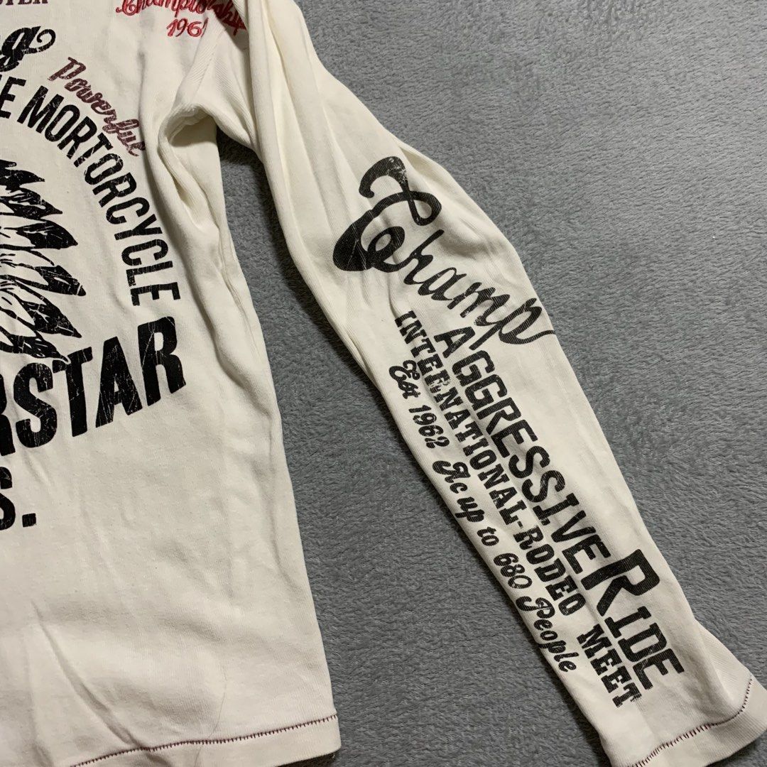 printed embroidered motorcycle shirt longsleeves (Category: Tshirts & Polo Shirts ) located in Arayat. Submitted by capymelon (Listing ID 1470794913, Image 3). Description: size : medium issue : disco inside color may vary due to lighting items are negotiable but no lowballing send me a message if interested! 📍pampanga j&t courier sf is ₱54-₱84 .