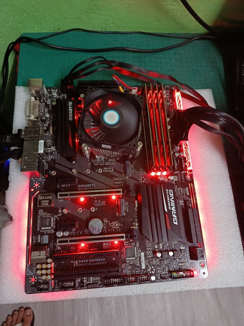 processor i7 6700K motherboard H270 gaming 3 bundle (Category: Computer Parts) located in Quezon City. Submitted by carou85958 (Listing ID 1470765948, Image 1). Description: 100% good 100% working motherboard H270 gaming 3 processor i7 6700K heatsink backplate final prize p4500 bundle note ... walang ram kasama test ko lang para makita na 100% working 17 ibp road batasan hills qc.