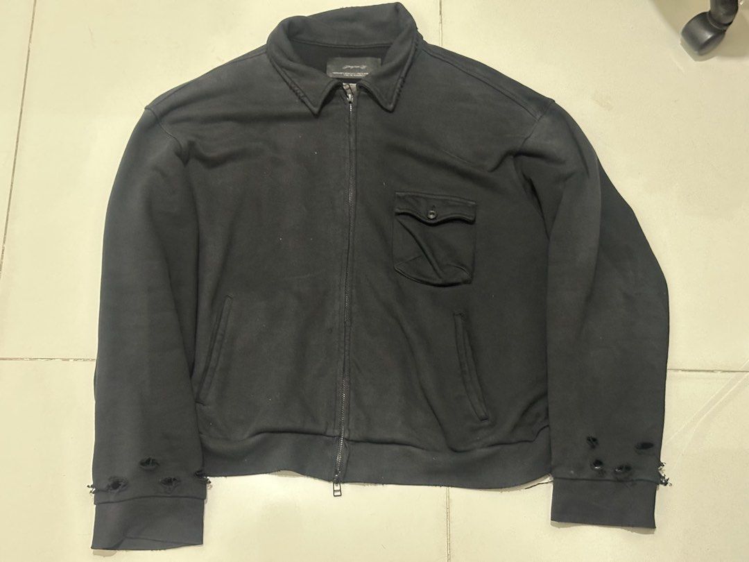 Professor E SS26 Aged Single Pocket (Category: Coats, Jackets and Outerwear) located in Quezon City. Submitted by noumenon00 (Listing ID 1470917876, Image 2). Description: Length 64 Shoulder Width 56 Chest 134 Sleeve Length 64 (cm) bought in japan.