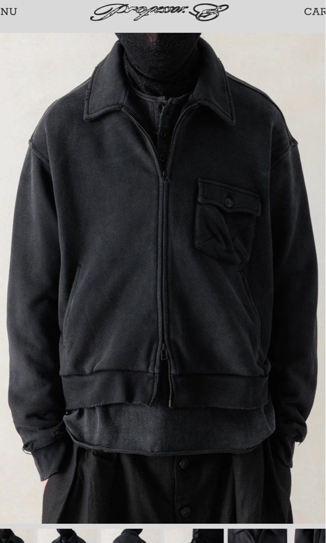 Professor E SS26 Aged Single Pocket (Category: Coats, Jackets and Outerwear) located in Quezon City. Submitted by noumenon00 (Listing ID 1470917876, Image 1). Description: Length 64 Shoulder Width 56 Chest 134 Sleeve Length 64 (cm) bought in japan.