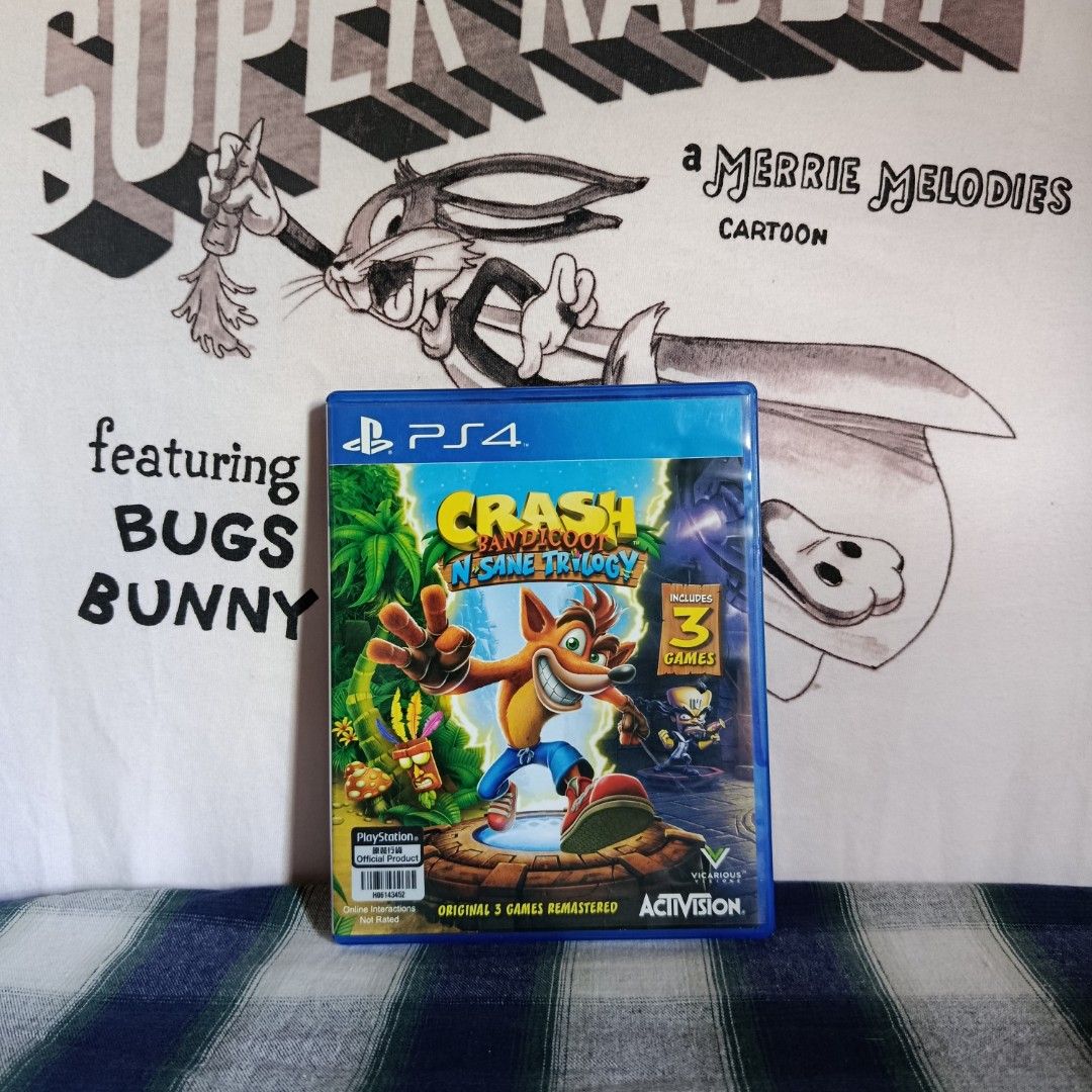 Ps4 Crash Bandicoot trilogy (Category: PlayStation) located in Caloocan City. Submitted by starkstark (Listing ID 1470886476, Image 1). Description: (READ DESCRIPTION) SALE OR TRADE SALE or TRADE Make an offer po rfs: want new games Price Posted po Montalban location pwede shipping sagot ni buyer shipping fee buyer will handle the shipping kung gusto nyo cash on delivery sa lalamove kau magbook can provide pictures and videos upon request if sure