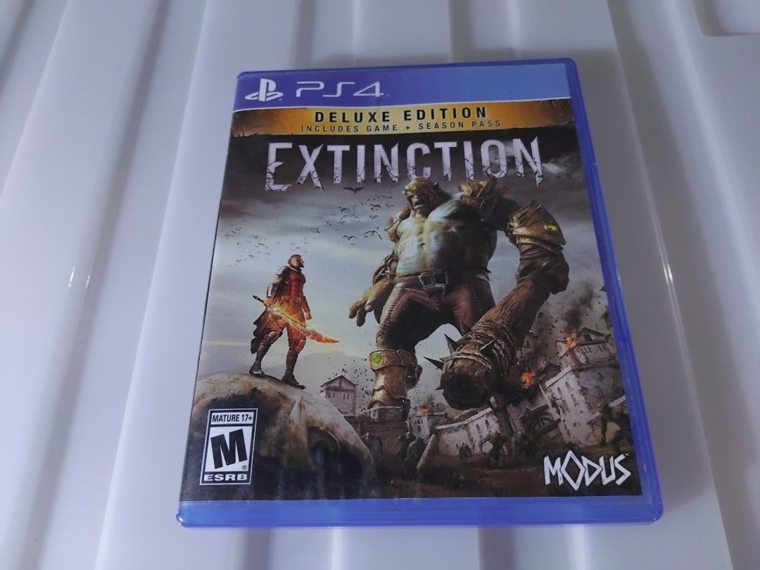 PS4 Game Extinction (Category: PlayStation) located in Quezon City. Submitted by playingstation4four (Listing ID 1470813836, Image 1). Description: game EXTINCTION ( PS4) game - good working - for ps4 , Smooth cd , Good condition - for sale only. 1,199 - open for swap to days gone,sekiro,need for speed heat meet Up Sm Fairview, Ever Commonwealth, Or Mcdo Regalado dahlia, or Jolibee Regalado dahlia,message me for sure buyer.