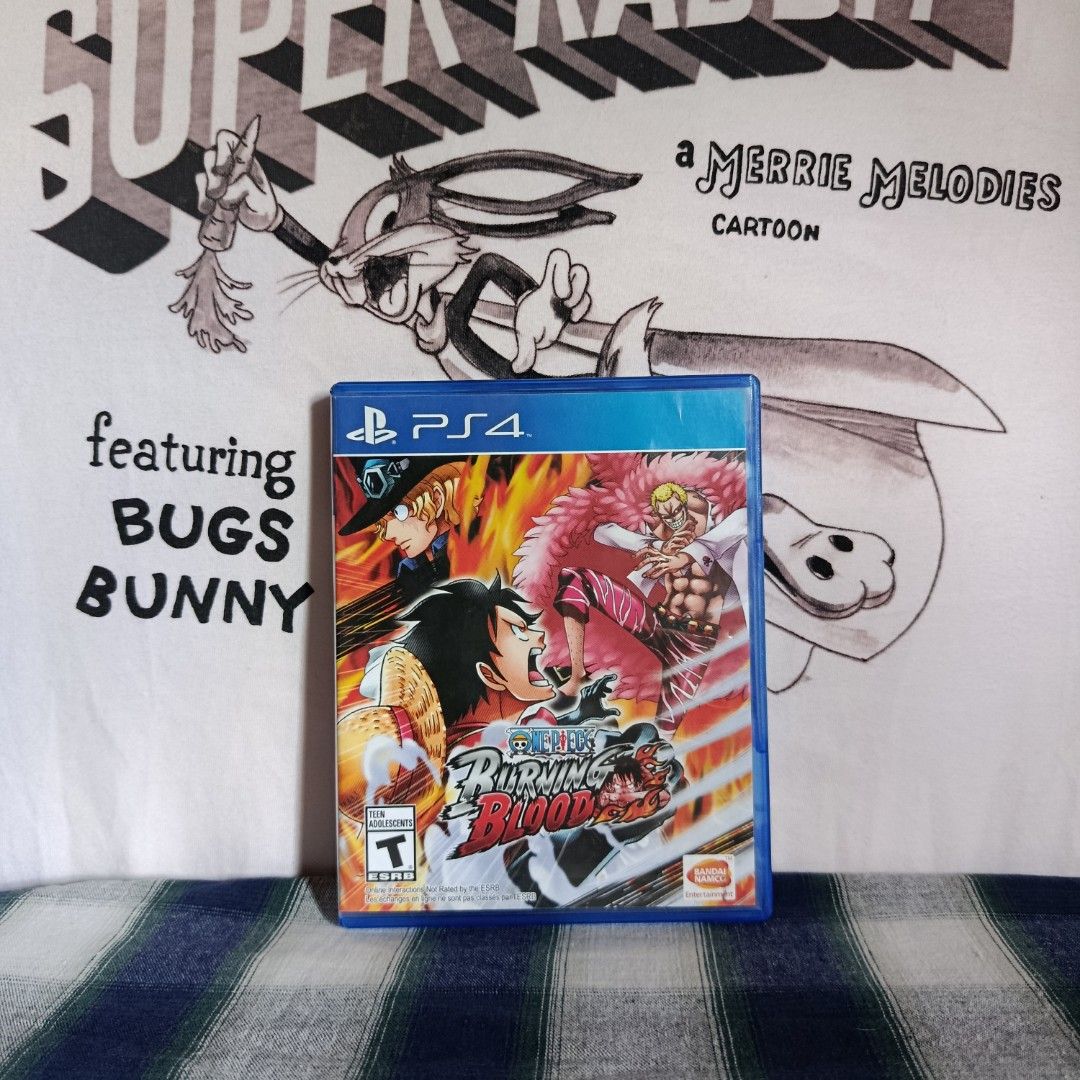 Ps4 One piece burning blood (Category: PlayStation) located in Caloocan City. Submitted by starkstark (Listing ID 1470884913, Image 1). Description: (READ DESCRIPTION) SALE OR TRADE SALE or TRADE Make an offer po rfs: want new games Price Posted po Montalban location pwede shipping sagot ni buyer shipping fee buyer will handle the shipping kung gusto nyo cash on delivery sa lalamove kau magbook can provide pictures and videos upon request if sure
