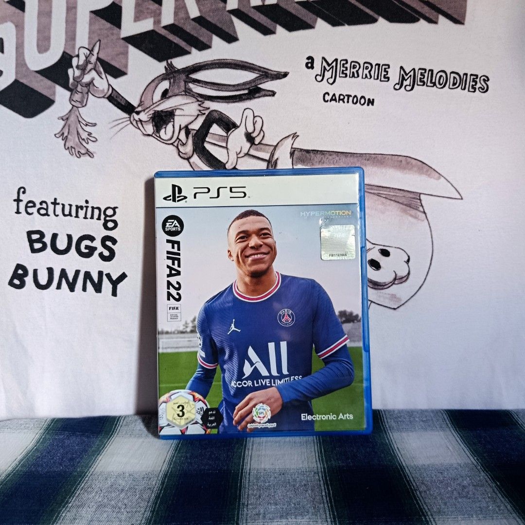 Ps5 fifa22 (Category: PlayStation) located in Caloocan City. Submitted by starkstark (Listing ID 1470877273, Image 1). Description: (READ DESCRIPTION) SALE OR TRADE SALE or TRADE Make an offer po rfs: want new games Price Posted po Montalban location pwede shipping sagot ni buyer shipping fee buyer will handle the shipping kung gusto nyo cash on delivery sa lalamove kau magbook can provide pictures and videos upon request if sure na kukunin.
