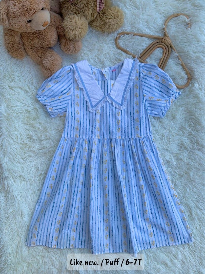 Puff eyelet dress (Category: Babies & Kids Fashion) located in General Santos City (Dadiangas). Submitted by happyhues_2021 (Listing ID 1470778790, Image 1). Description: .