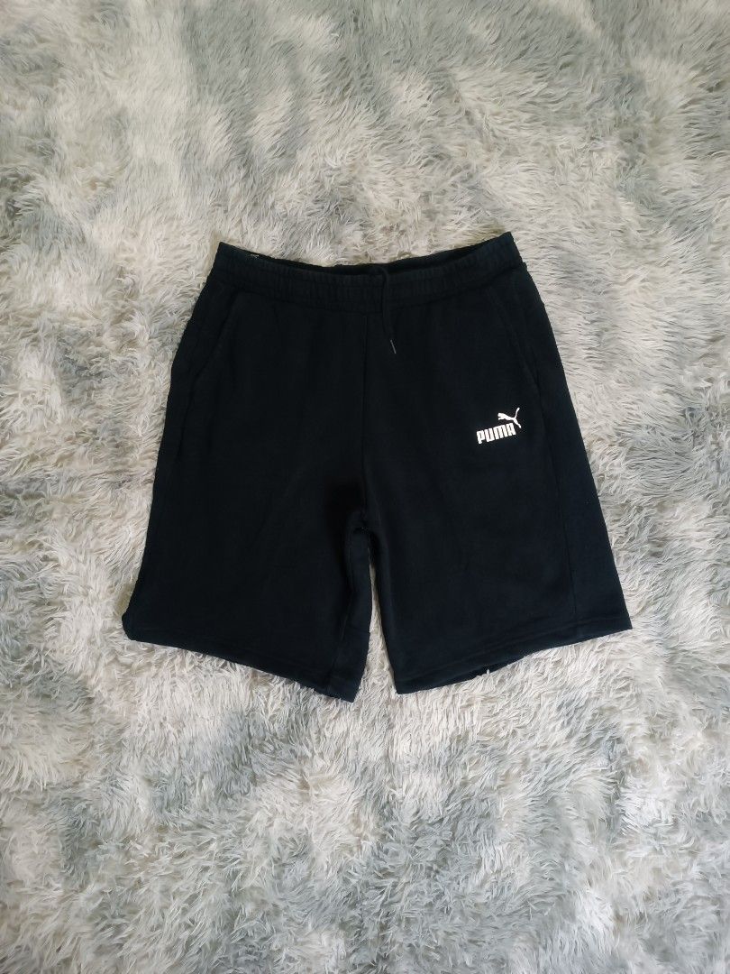Puma Essentials Sweatshort (Category: Shorts) located in Mandaluyong City. Submitted by retro.199x (Listing ID 1470824154, Image 1). Description: SIZE XL ON TAG Waist: 35-42 Length: 22 Thigh: 15 Leg Opening: 13 EXCELLENT CONDITION.
