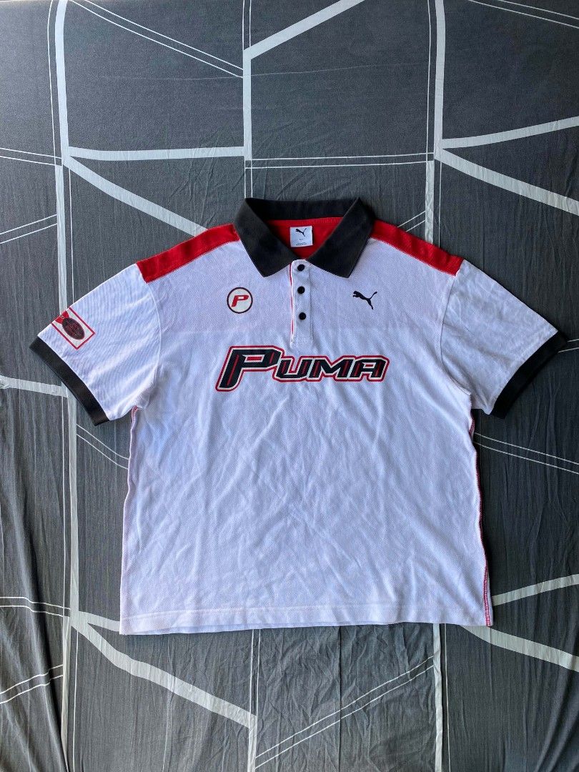 Puma racing polo shirts (Category: Tshirts & Polo Shirts ) located in Manila. Submitted by raymondrob54698 (Listing ID 1470770361, Image 1). Description: Size large 22x25.