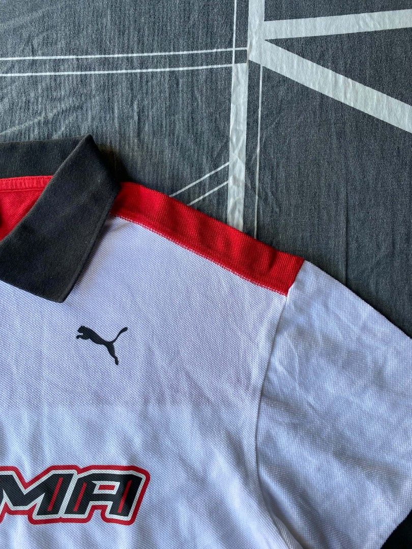 Puma racing polo shirts (Category: Tshirts & Polo Shirts ) located in Manila. Submitted by raymondrob54698 (Listing ID 1470770361, Image 2). Description: Size large 22x25.
