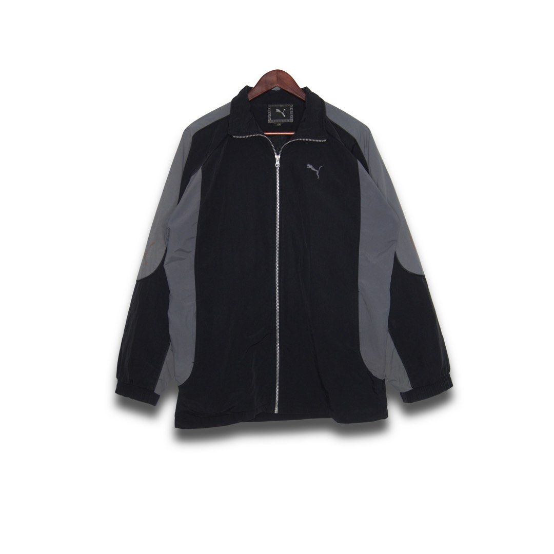 Puma Windbreaker (Category: Coats, Jackets and Outerwear) located in Davao. Submitted by justin_sells (Listing ID 1470799609, Image 1). Description: -Puma Windbreaker -Sized large-xl -Small embroidered Puma cat logo on left chest, large outlined Puma cat logo on upper back .