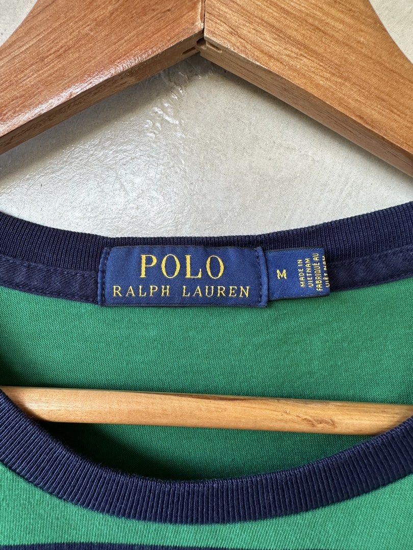 RALPH LAUREN - Classic Fit Striped Tshirt (Category: Tshirts & Polo Shirts ) located in Cavite. Submitted by second_story_ph (Listing ID 1470825277, Image 3). Description: RALPH LAUREN - Classic Fit Striped Tshirt Size: Medium Dimension: 20.5” Width / 27.5” Length Condition: Excellent.