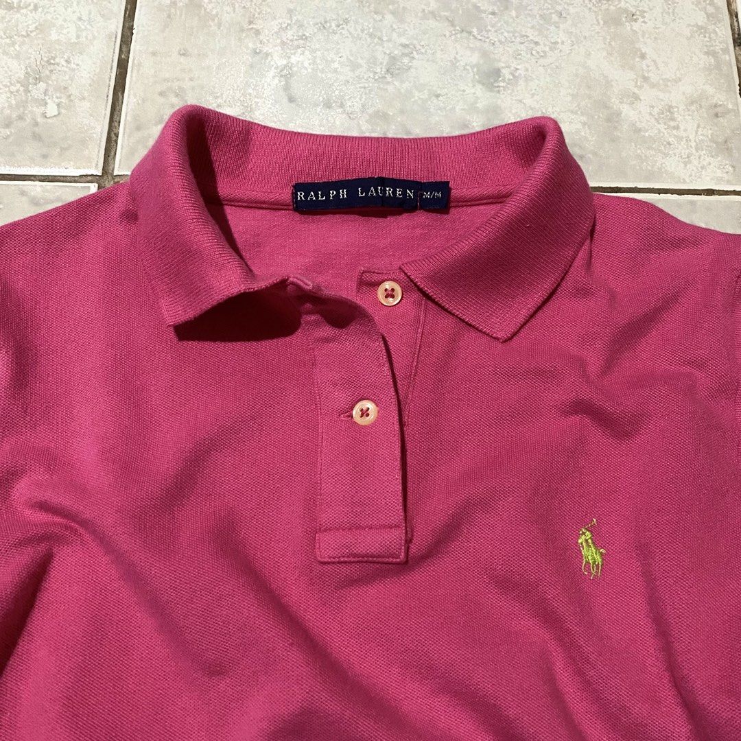 RALPH LAUREN POLO (Category: Blouses) located in Bacolod City. Submitted by thriftedfits. (Listing ID 1470907531, Image 2). Description: 𝗥𝗔𝗟𝗣𝗛 𝗟𝗔𝗨𝗥𝗘𝗡 𝗣𝗢𝗟𝗢 ♻️ Size: M on tag | best fit S to M Measurements: 17” width / 22-23” length Condition: Excellent (10/10 Color rate) Flaws: None, washables only Price: ₱350 + shipping fee 🏷️ Mode of Payment: GCash / Bank Courier: J&T Express (nationwide).