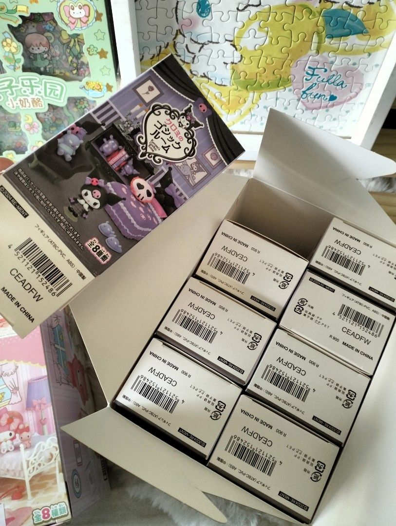 RE MENT Kuromi sealed complete box BL-Bootleg (Category: Designer & Blind Box Toys) located in Manila. Submitted by alayassulittipidfinds (Listing ID 1470929162, Image 3). Description: .