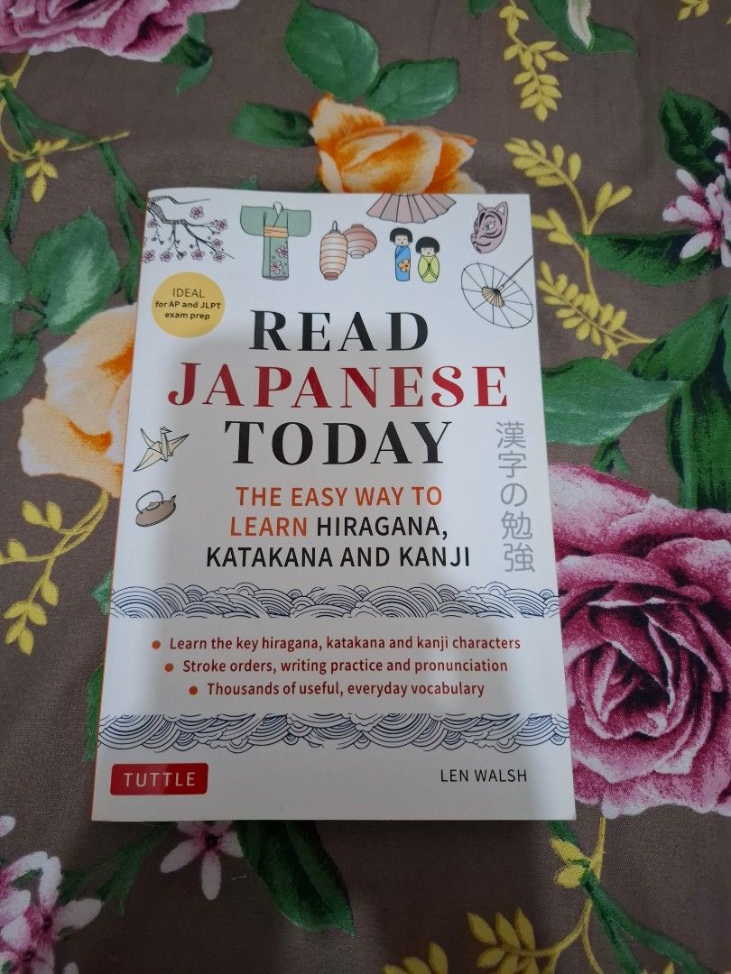 Read Japanese Today Book by Len Walsh (Category: Storybooks) located in Cardona. Submitted by zaynes_icejasminetea (Listing ID 1470914265, Image 1). Description: - Title: Read Japanese Today by Len Walsh (Tuttle Publishing) - Covers: Hiragana, katakana, kanji, and essential vocabulary - Features: Clear stroke orders and writing system guides - Condition: Pages are clean and easy to read - Ideal for: Self-study, beginners, and exam preparation.