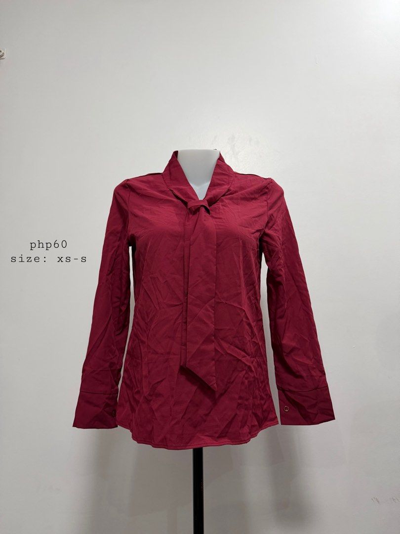 Red Formal Top (Category: Blouses) located in Antipolo. Submitted by nlknn_ (Listing ID 1470835601, Image 1). Description: .