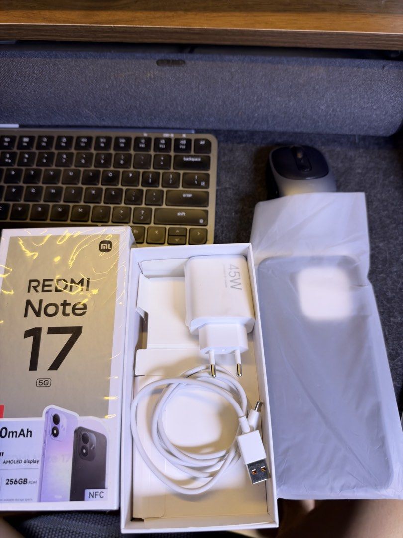 Redmi Note 17 5G 256gb Almost Bnew (Category: Xiaomi) located in Pasig City. Submitted by jus10.abs (Listing ID 1470757580, Image 2). Description: Redmi Note 17 5g 256gb Skyteam Blue color. Brandnew condition! Almost 2 days lang nagamit. Will use it lang sana as backup phone sa company but eventually di na din need. Bought it at Xiaomi Market Market for 20k php. Original receipt included. Complete original package with receipt and with limited of