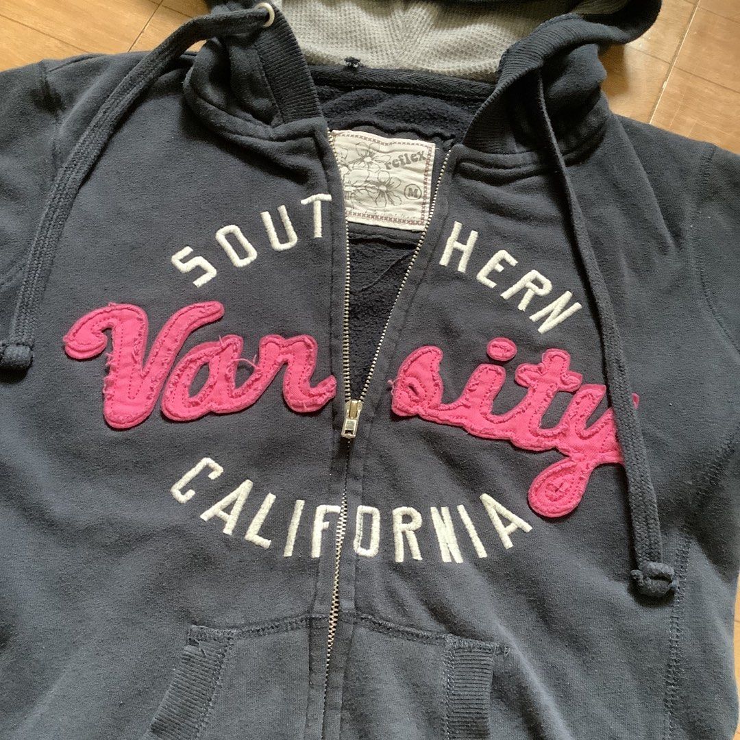 REFLEX y2k varsity jacket hollister-like (Category: Coats, Jackets and Outerwear) located in Santa Rosa. Submitted by lilyestrell (Listing ID 1470845058, Image 3). Description: size: medium old hollisyer snd abercrombie like jacket.