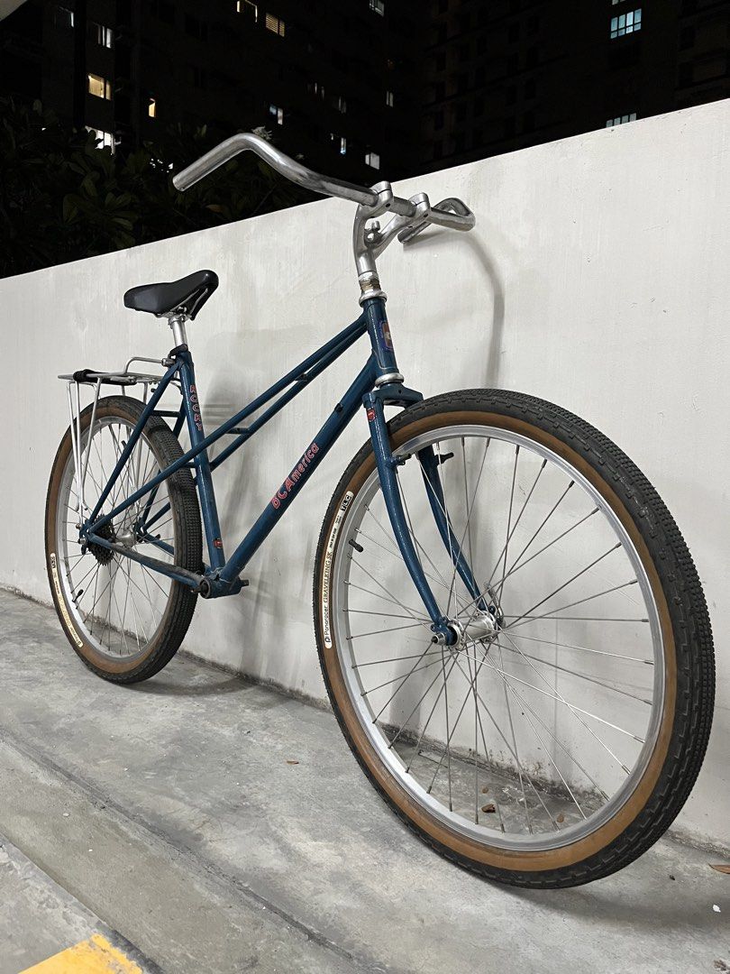 Retro MTB BCAmerica Mixte 26er frameset (Category: Bicycles) located in Makati City. Submitted by ped.yanza (Listing ID 1470756106, Image 3). Description: Retro MTB BCAmerica Mixte 26er frameset Vintage Mountain bike from the 80s Inclusion: Suntour standard headset Saddle Seatpost Seatpin Bottom bracket Add 3k for slingshot stem and handlebar Location: Pasay Taft Near DLSU.