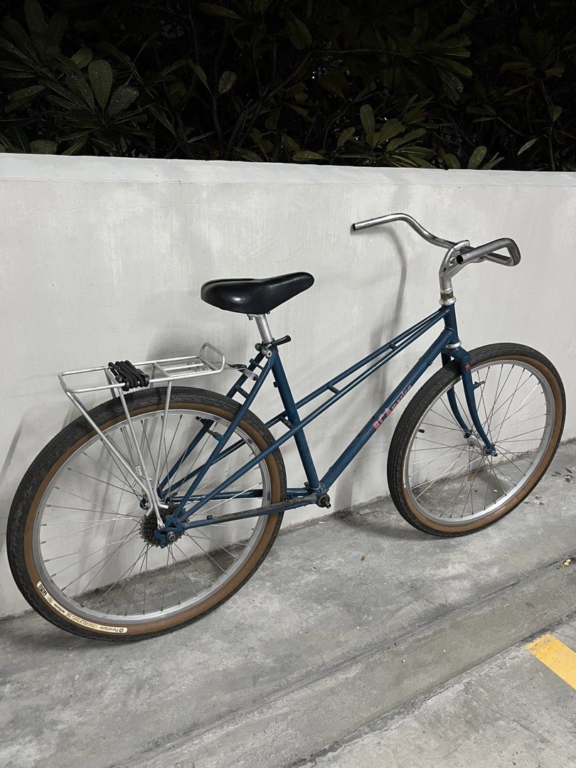 Retro MTB BCAmerica Mixte 26er frameset (Category: Bicycles) located in Makati City. Submitted by ped.yanza (Listing ID 1470756106, Image 2). Description: Retro MTB BCAmerica Mixte 26er frameset Vintage Mountain bike from the 80s Inclusion: Suntour standard headset Saddle Seatpost Seatpin Bottom bracket Add 3k for slingshot stem and handlebar Location: Pasay Taft Near DLSU.