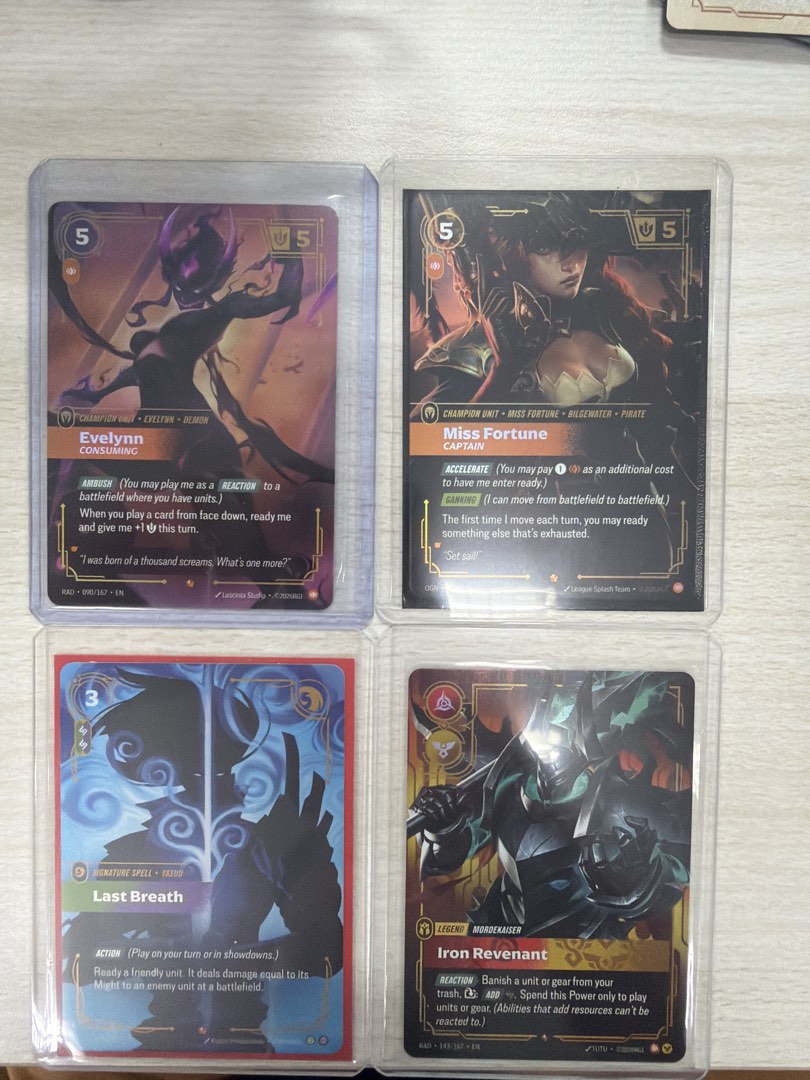 Riftbound , Toys & Collectibles, Trading Cards, Raw Singles on Carousell