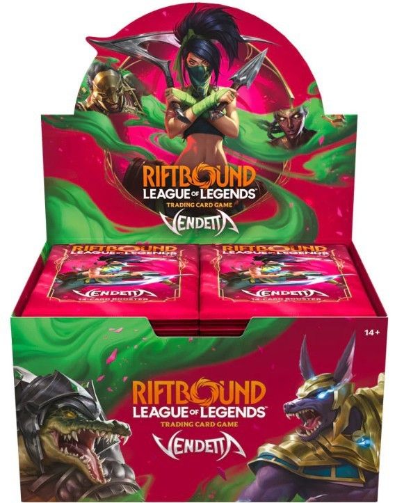 Riftbound: League of Legends TCG Vendetta Booster Box [24 Packs], Toys ...