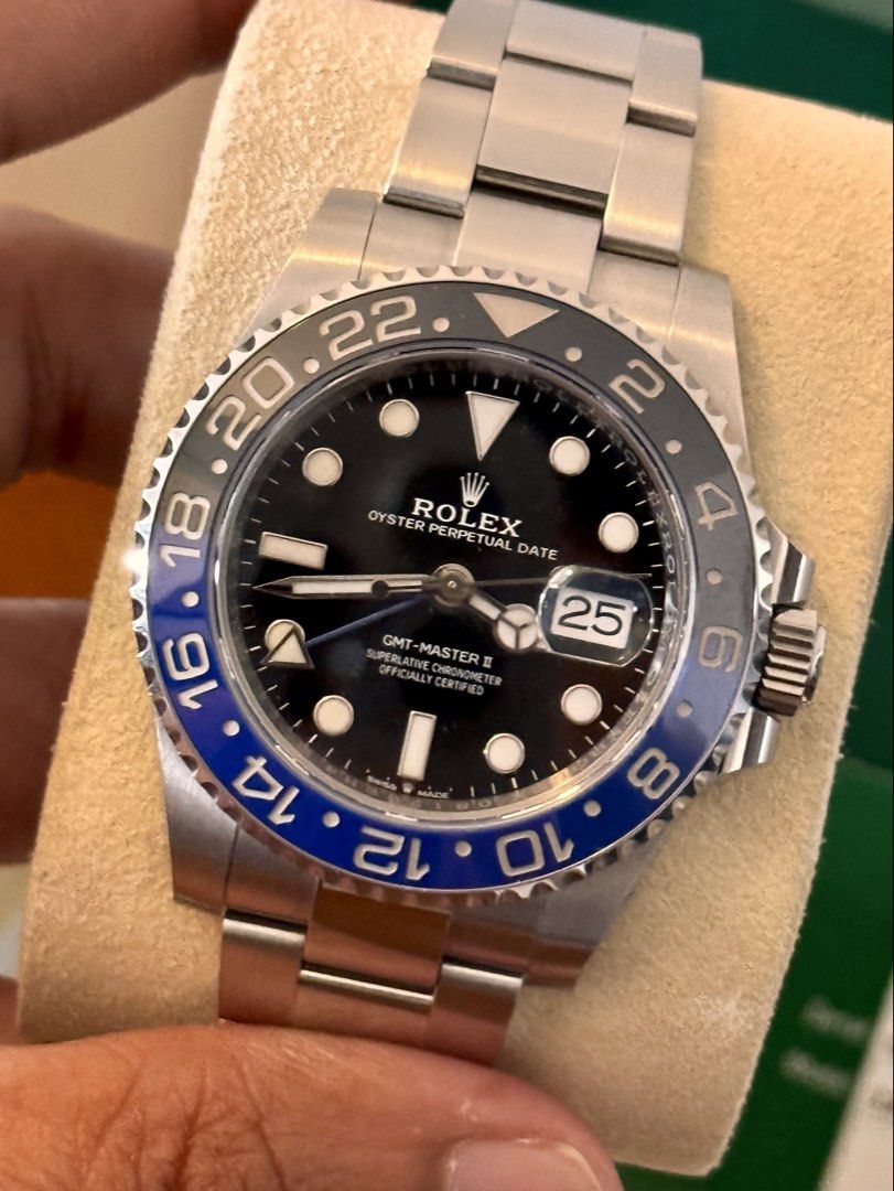 Rolex Gmt-Master 2 Batman Reborn 126710BLNR (Category: Luxury Watches) located in San Juan City. Submitted by luxxtimepieces (Listing ID 1470790399, Image 3). Description: Rolex Gmt Master 2 Batman Ref 126710BLNR FEB 2020 Local Ad Full complete set with white tag With Authentication slip Open for Re Authentication 🙏.