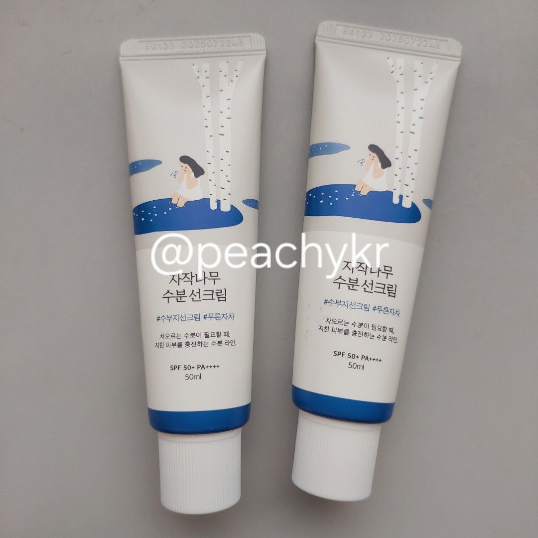 Round Lab Birch Juice Moisturizing Sunscreen 50ml (Category: Face Care) located in San Juan City. Submitted by peachykr (Listing ID 1470793582, Image 1). Description: Round Lab Birch Juice Moisturizing Sunscreen 50ml Accidentally bought too many. Authentic from Korea. Unused - foil sealed. Expiry: 2028.01.21 ₱800 each. Please let me know if you need more. I have another 2 pcs available for a total of 4 pcs. The other 2 pcs has an expiry date of 2