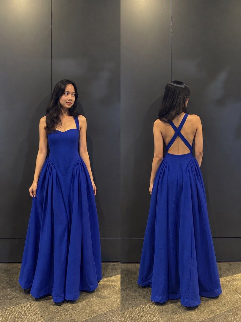 Royal Blue Maxi Dress (Category: Dresses) located in Cavite. Submitted by helloize (Listing ID 1470751609, Image 1). Description: BRANDNEW. Photo for reference only. Side fabric is mesh. Not low on the back. It fits exactly for size S to semi Med. Height 5-5'2ft No haggling on this one po. You can ask for actual photos..