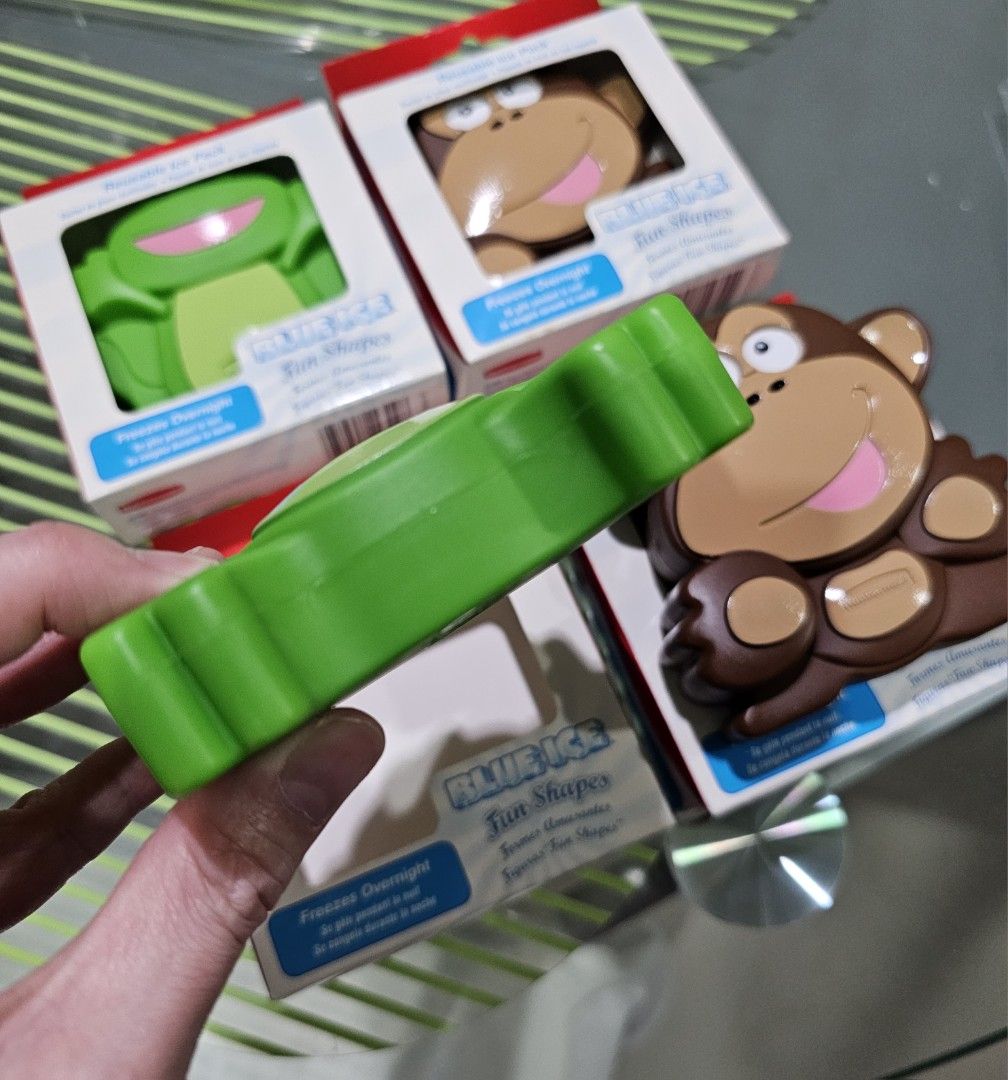 Rubbermaid Reusable Ice Pack Animal Shape (Category: Food Organization & Storage) located in Manila. Submitted by chocomoose (Listing ID 1470777497, Image 3). Description: -Bnew in box -Rubbermaid brand -Thick material - Reusable - Perfect for kids lunch box to keep snacks/ fruits cold.