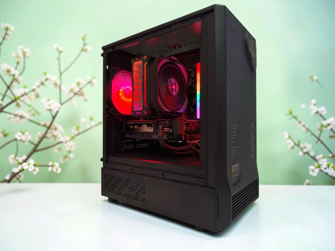 RYZEN 5 5600X RTX 3050 CUSTOM Gaming PC RTX 5060 Ti RTX 5070 Ti RTX ...